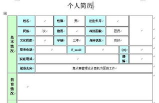寻最优最简简历 模板