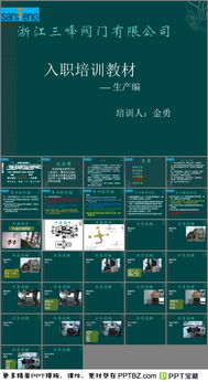 新员工入职培训生产部ppt模板下载