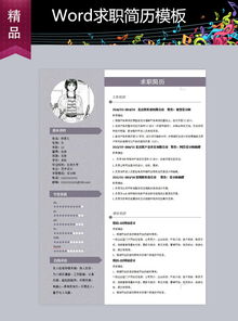 创意简历模板设计 15906294 简历